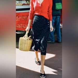 & OTHER STORIES Asymmetrical Button Midi wrap Skirt